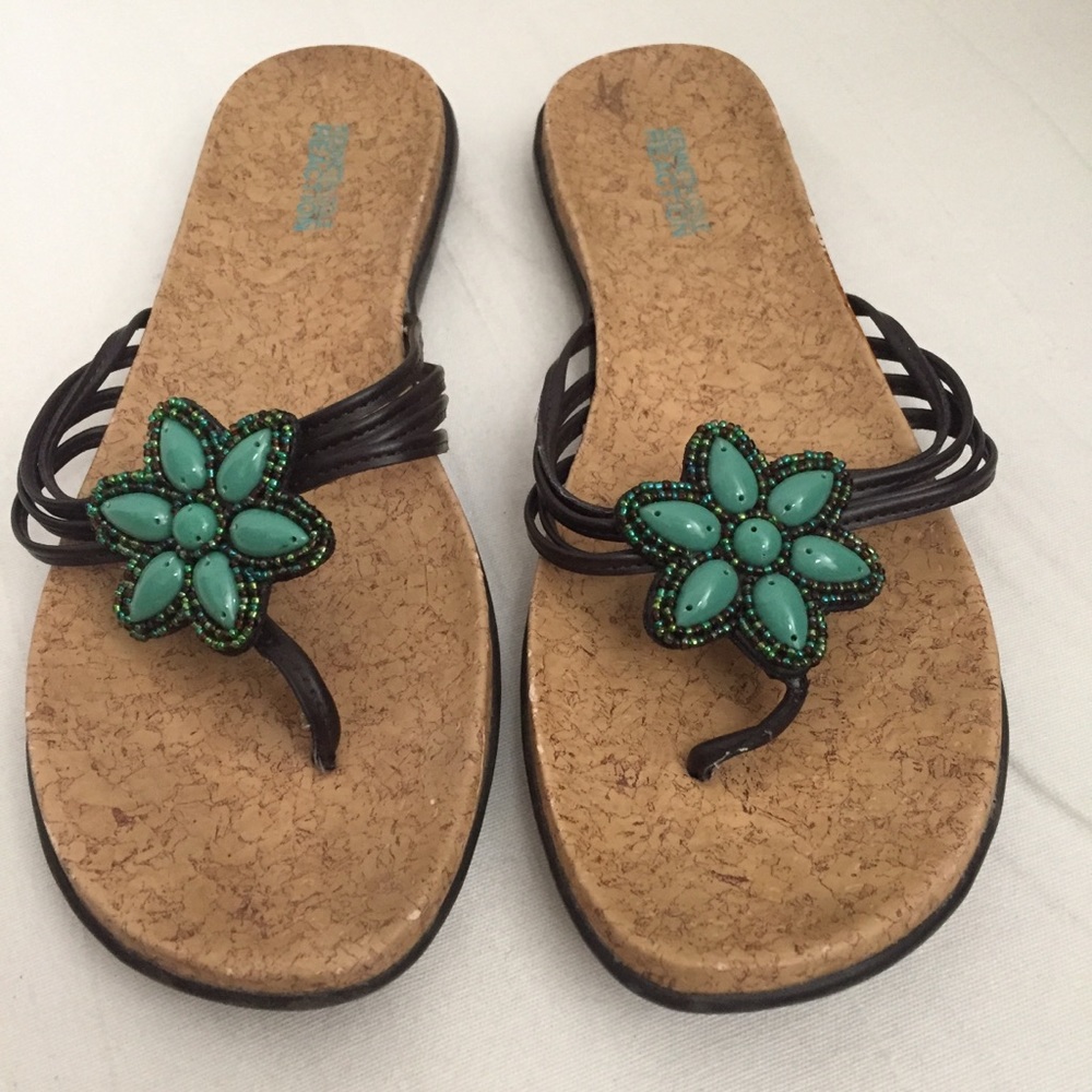 ❌SOLD❌Kenneth Cole ‘Glam In Bloom’ Sandals 9.5M - Picture 3 of 8